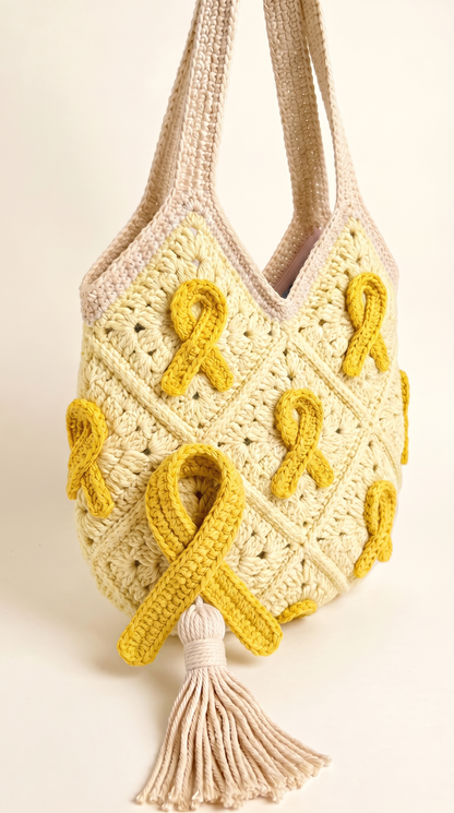 Riley's Cancer Awareness Crochet Bags™